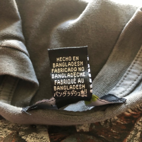 Forever 21 Women T-Shirt Size 0X “wild and free” Side Drawstrings Distressed - Picture 12 of 16